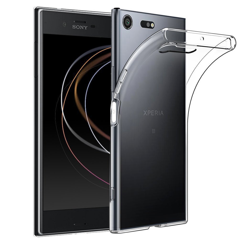 AVIDET Xperia XZ Premium ケース 衝撃吸収バンパー アンチスクラッチ ソフト Sony Xperia XZ Premium ケース TPU (クリア)