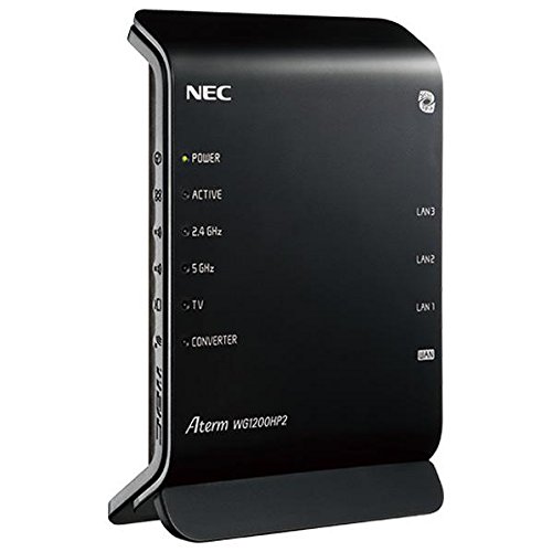 NEC Wi-Fiホームルータ Aterm 黒 PA-WG1200HP2