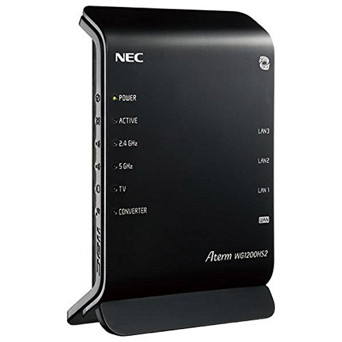 NEC Wi-Fiホームルーター Aterm ブラック PA-WG1200HS2