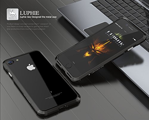 LUPHIE iPhone7 アルミ バンパー (ジェットブラック)