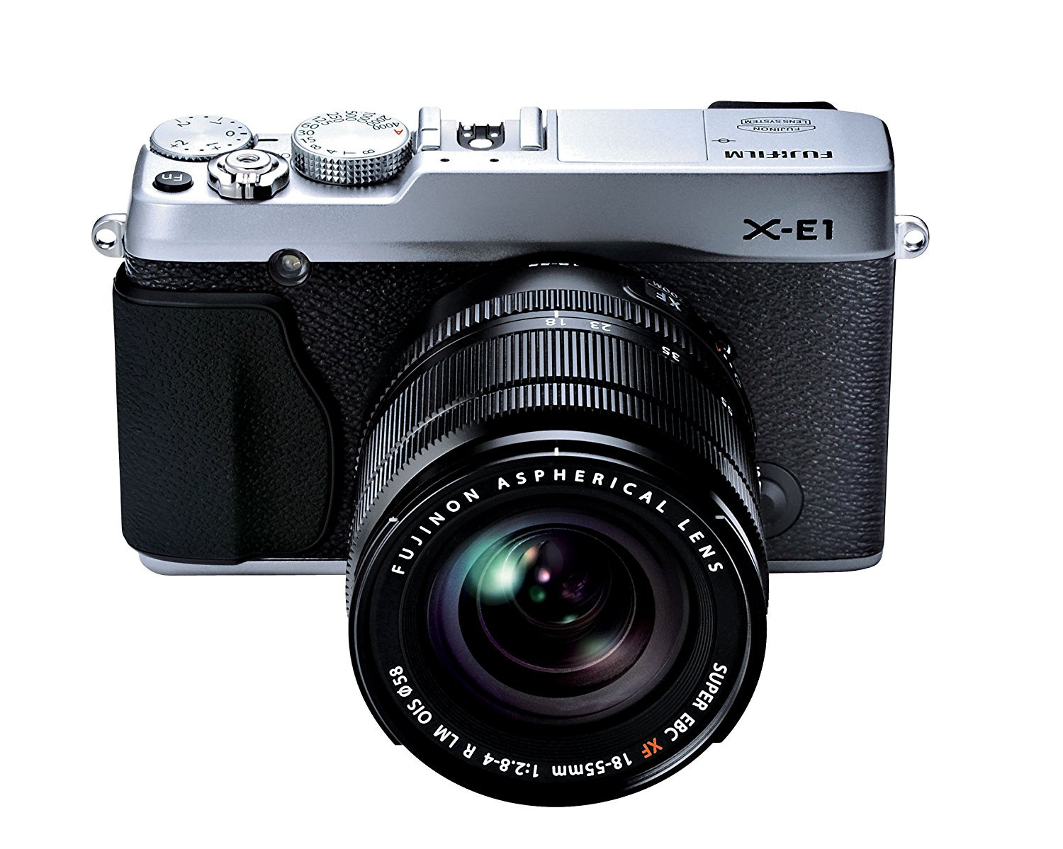 FUJIFILM ミラーレス一眼 X-E1 レンズキット シルバー FX-X-E1/XF18-55mmF2.8-4 R Silver