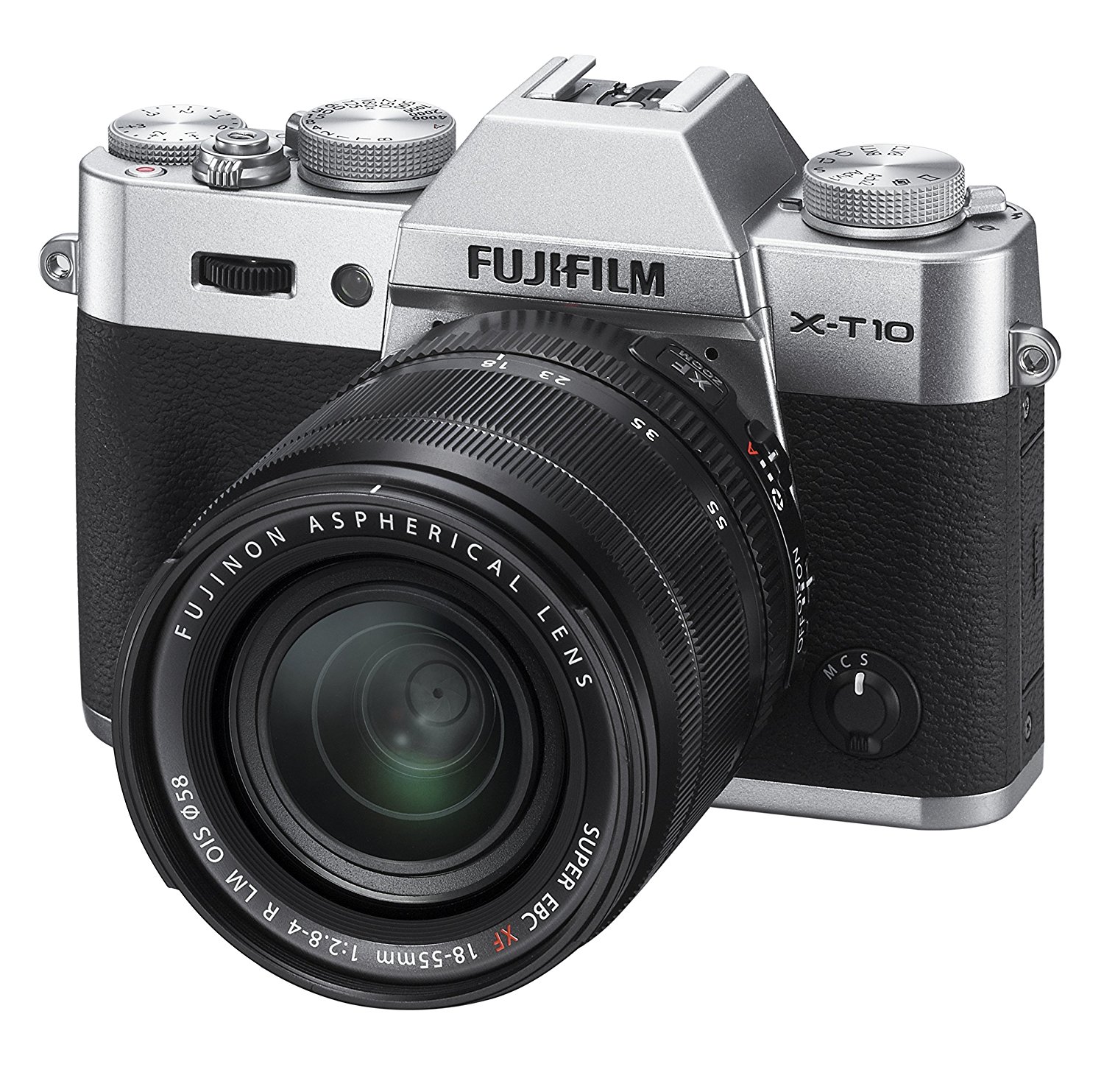 FUJIFILM ミラーレス一眼 X-T10 レンズキット シルバー X-T10LK-S