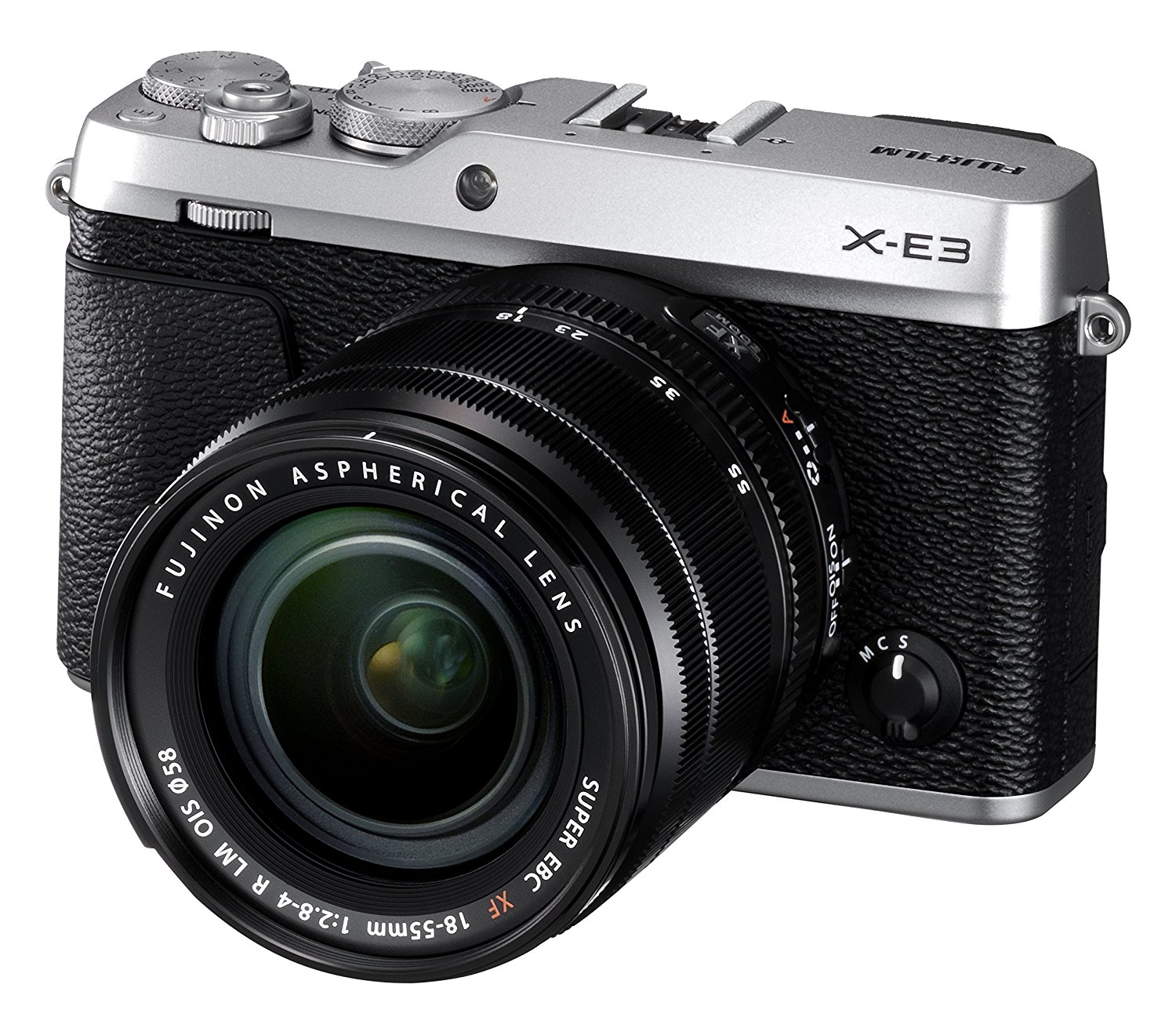 FUJIFILM ミラーレス一眼 X-E3レンズキットシルバー X-E3LK-S