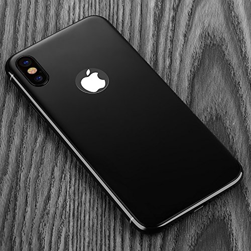 AVIDET iPhoneX 背面フィルム ガラスフィルム 9H硬度の液晶保護 3D 0.3mm 超薄型 日本製ガラス素材採用 耐指紋 撥油性 ラウンドエッジ加工 (iPhone X 背面保護フィルム ブラック)