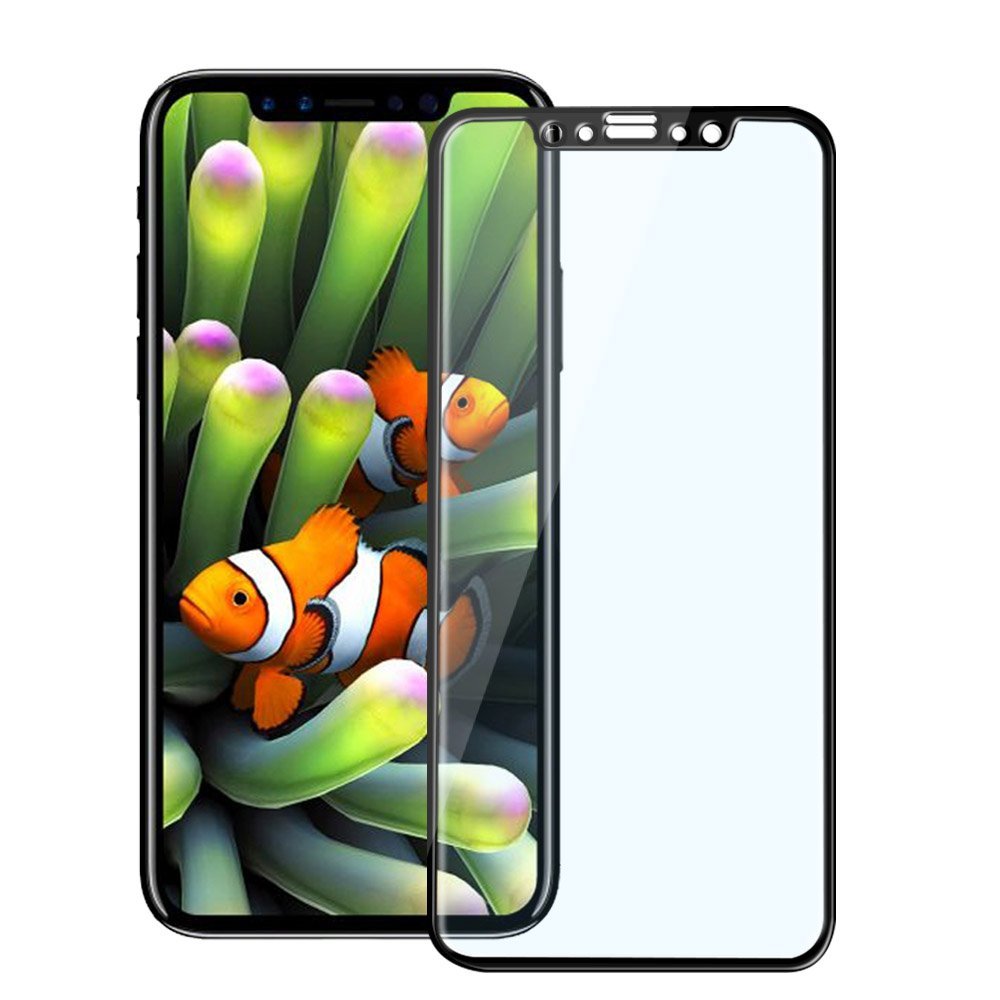 SHINEZONE iPhone X 用 フィルム 【 画面液晶保護フィルム+バック保護フィルムセット 】 フルカバー 3Dラウンドエッジ加工 保護フィルム AGC旭硝子のガラス素材 0.3mm 超薄型 9H高硬度 飛散防止 指紋防止 iPhoneX （前後フィルム ＋ カメラレンズフィルム）