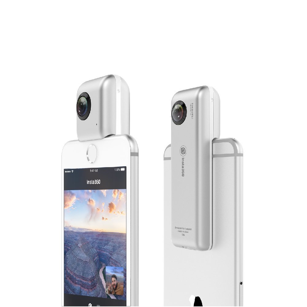 【日本正規代理店品】Insta360 Nano 360°全方位パノラマ式カメラ iPhone専用全天球カメラ 360°写真や動画を撮影/編集/シェア/VR体験 INSTA360 NANO