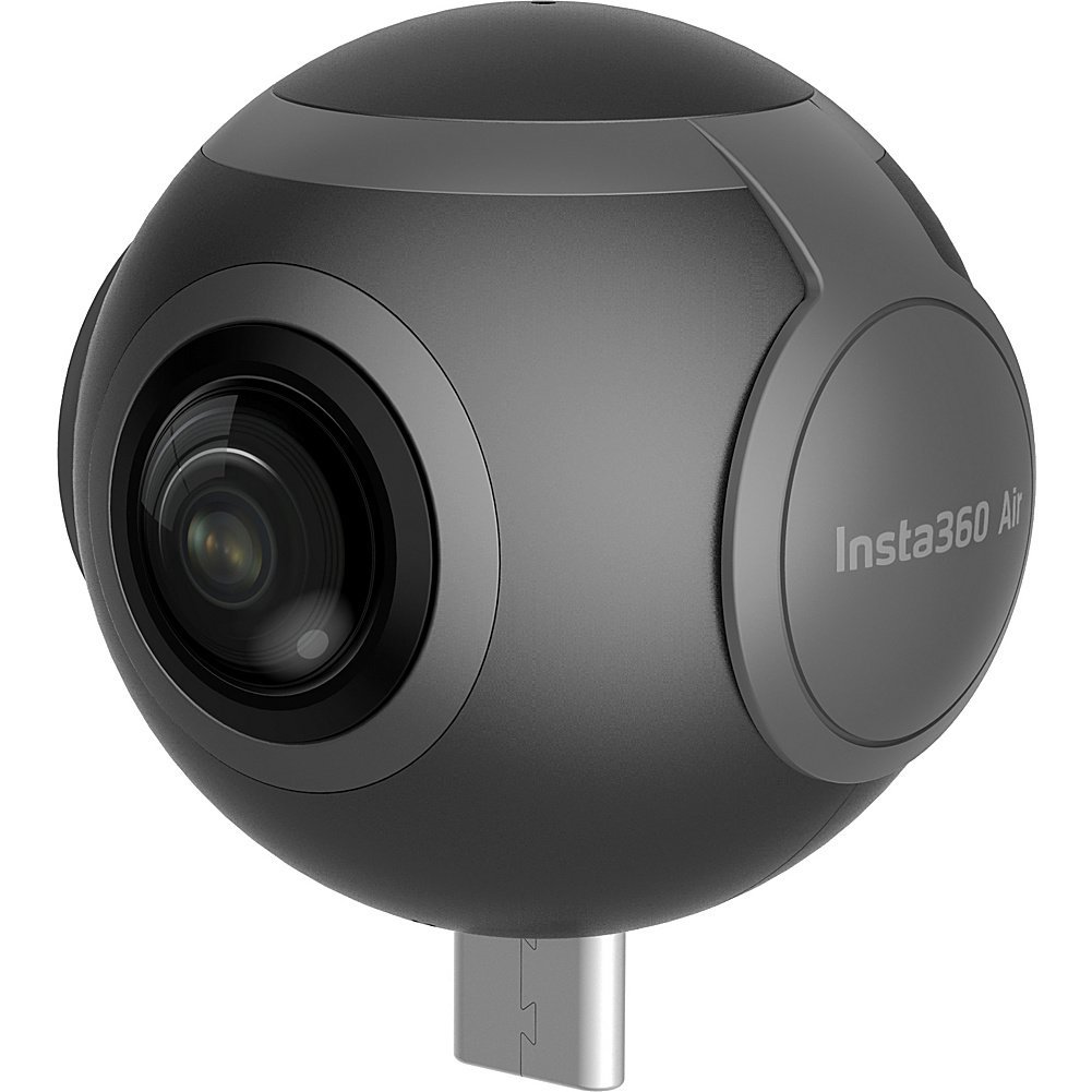 Insta360 Air、360°パノラマカメラ、デュアル魚眼レンズ、3K/2K解像度、持ち運びやすい、Android・多機種対応, Facebook 360ライブ (Type-C)